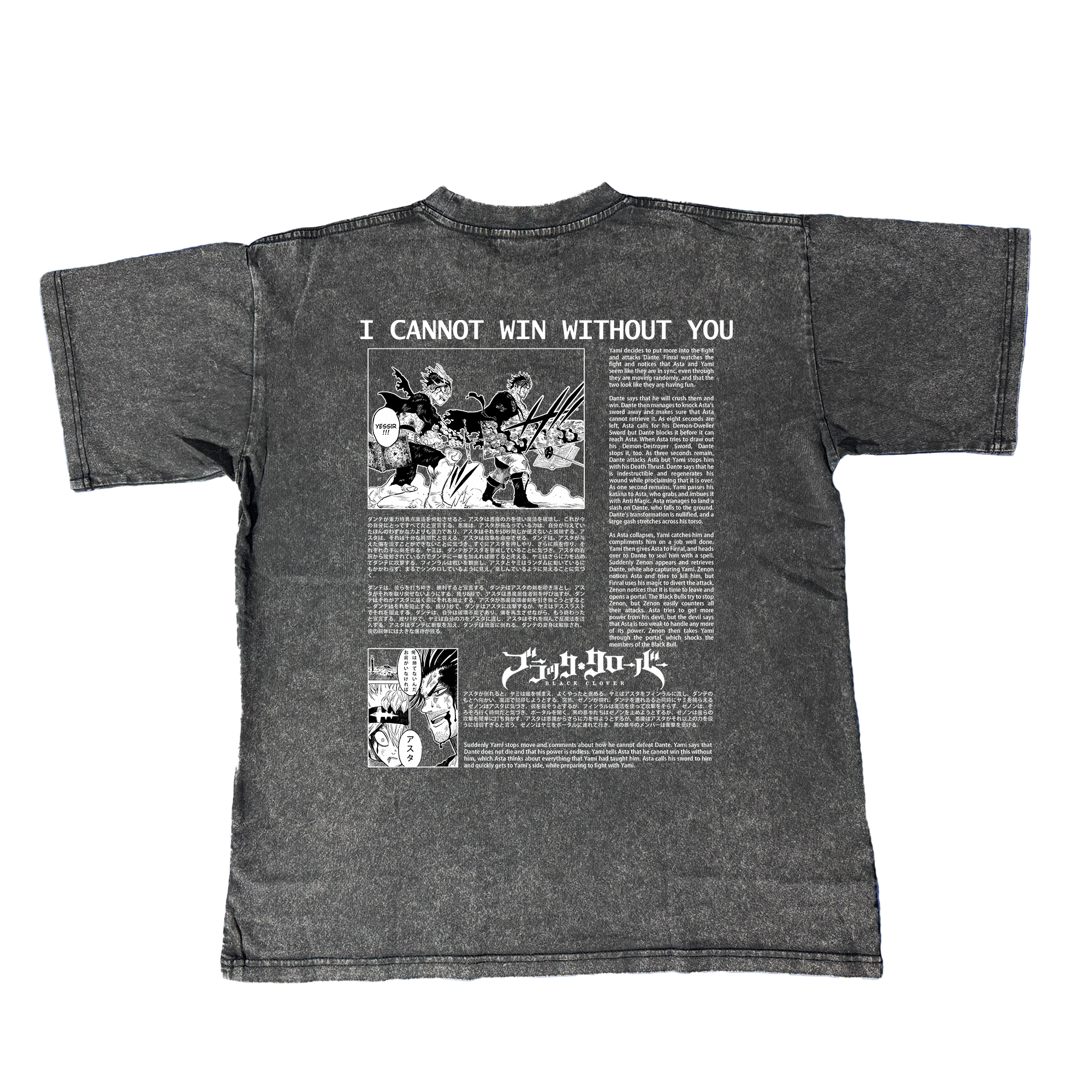 Camiseta Oversize Black Clover